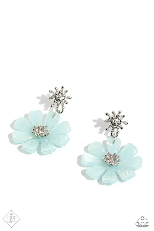 Paparazzi ♥ Poetically Pastel - Blue ♥ Post Earrings