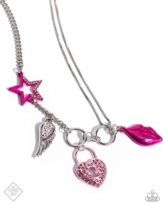 Paparazzi ♥ The Princess and the Popstar - Pink ♥ Necklace