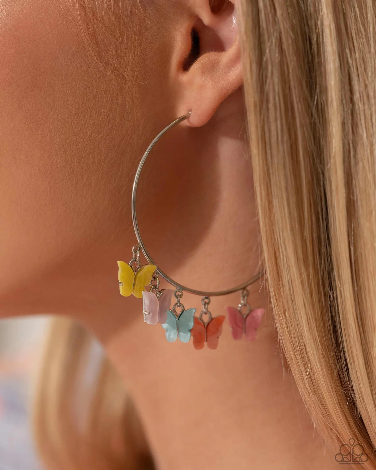 Paparazzi ♥ Bemusing Butterflies - Multi ♥ Earrings