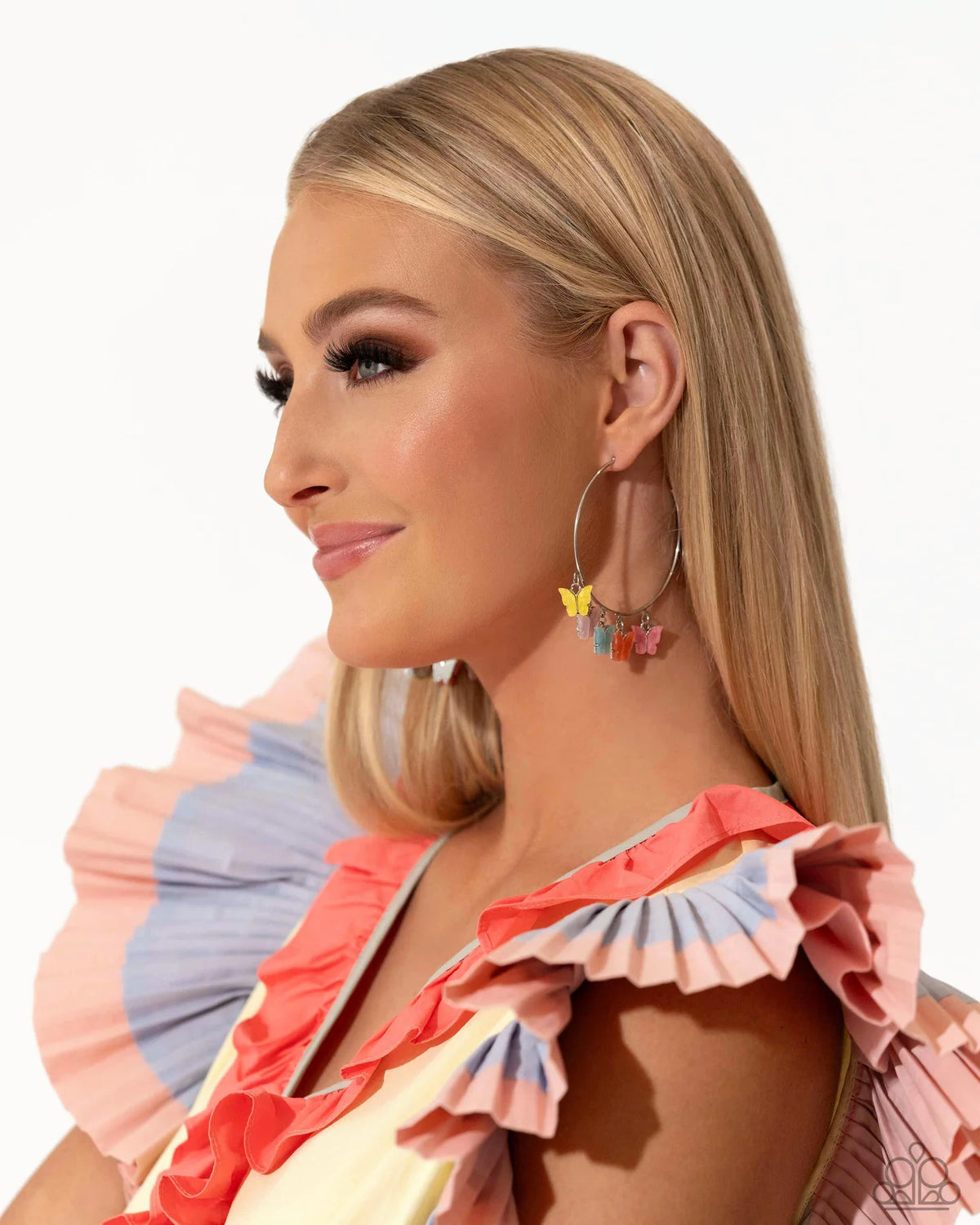 Paparazzi ♥ Bemusing Butterflies - Multi ♥ Earrings