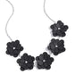 Balance of FLOWER - Black Necklace