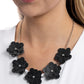 Balance of FLOWER - Black Necklace