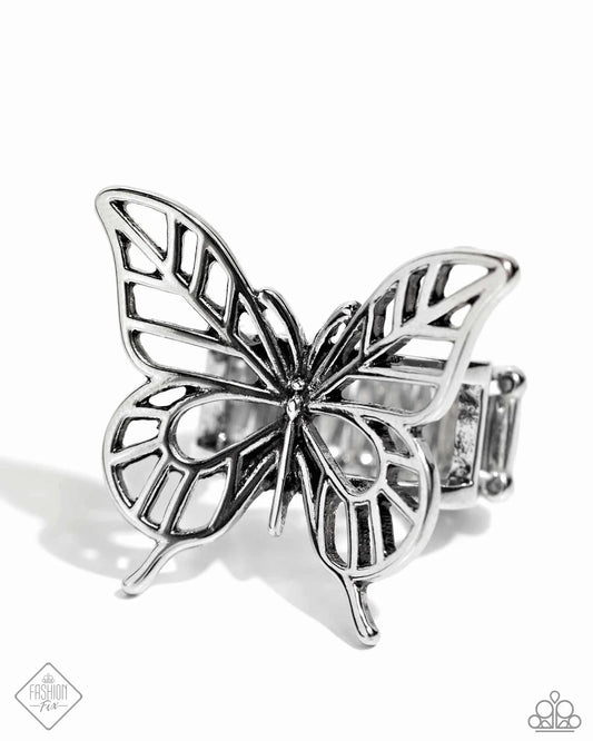 Paparazzi ♥ FLIGHT As Well - Silver ♥ Ring