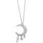 Lunar Landmark - White Necklace