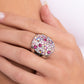 Pampered Pattern - Pink Ring