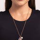 Paparazzi Sea Glass Stash - Copper - Necklace