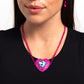 Locket Leisure - Pink Necklace