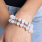 Faceted Fairy Tale - White Bracelet