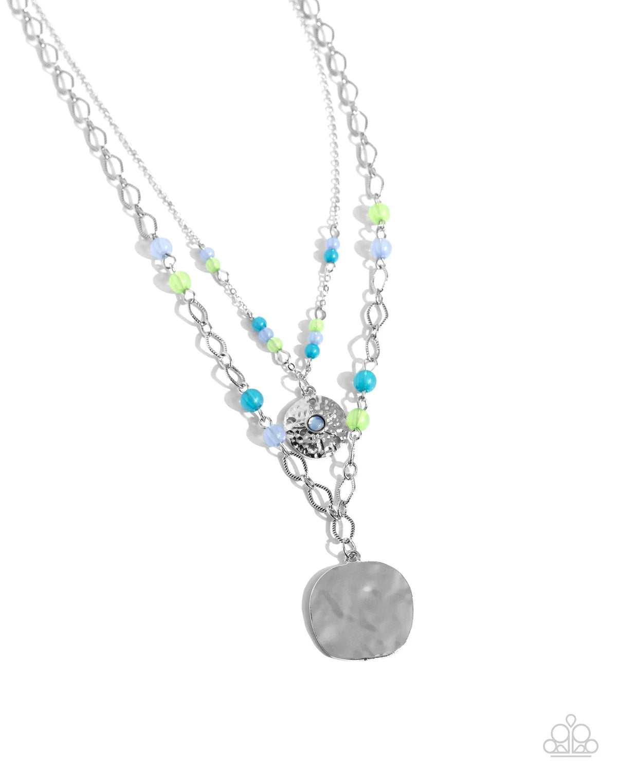 Paparazzi ♥ Sand Dollar Season - Blue ♥ Necklace