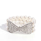 Dashing Demeanor - White Bracelet