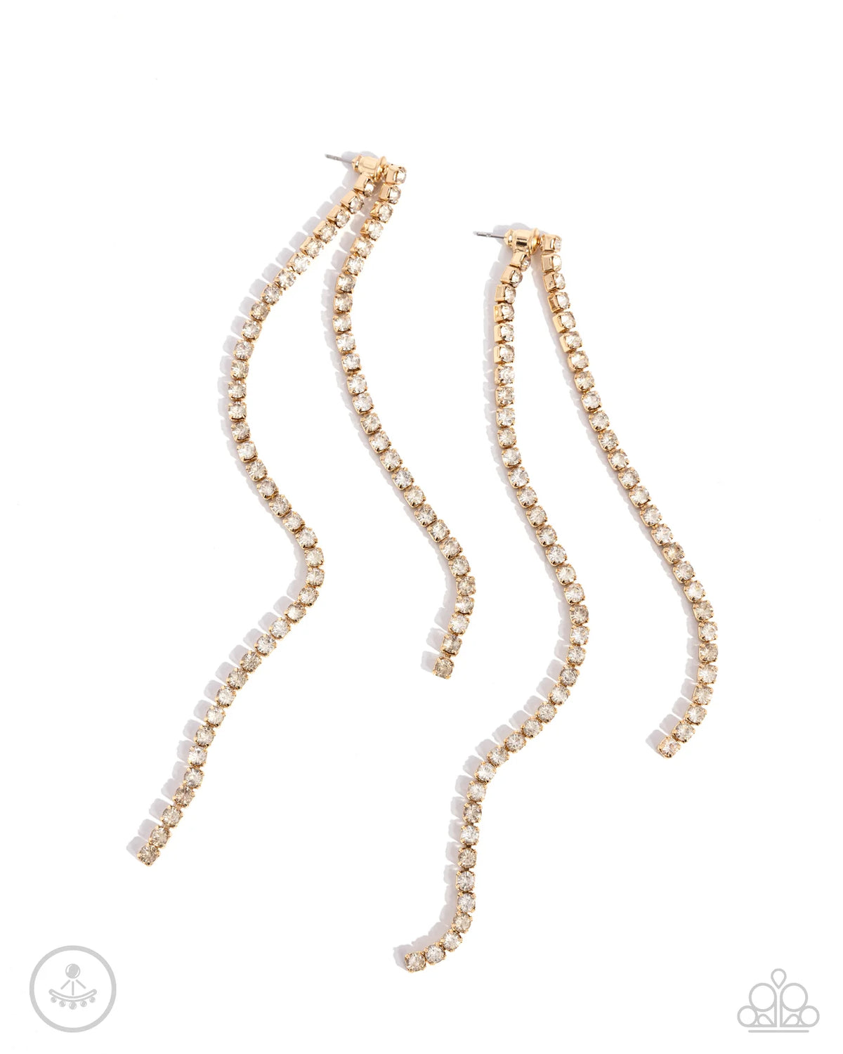 Paparazzi ♥ Elevated Elegance - Gold ♥ Post Earrings