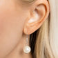 Glossy Gala - White Necklace