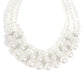 Glossy Gala - White Necklace