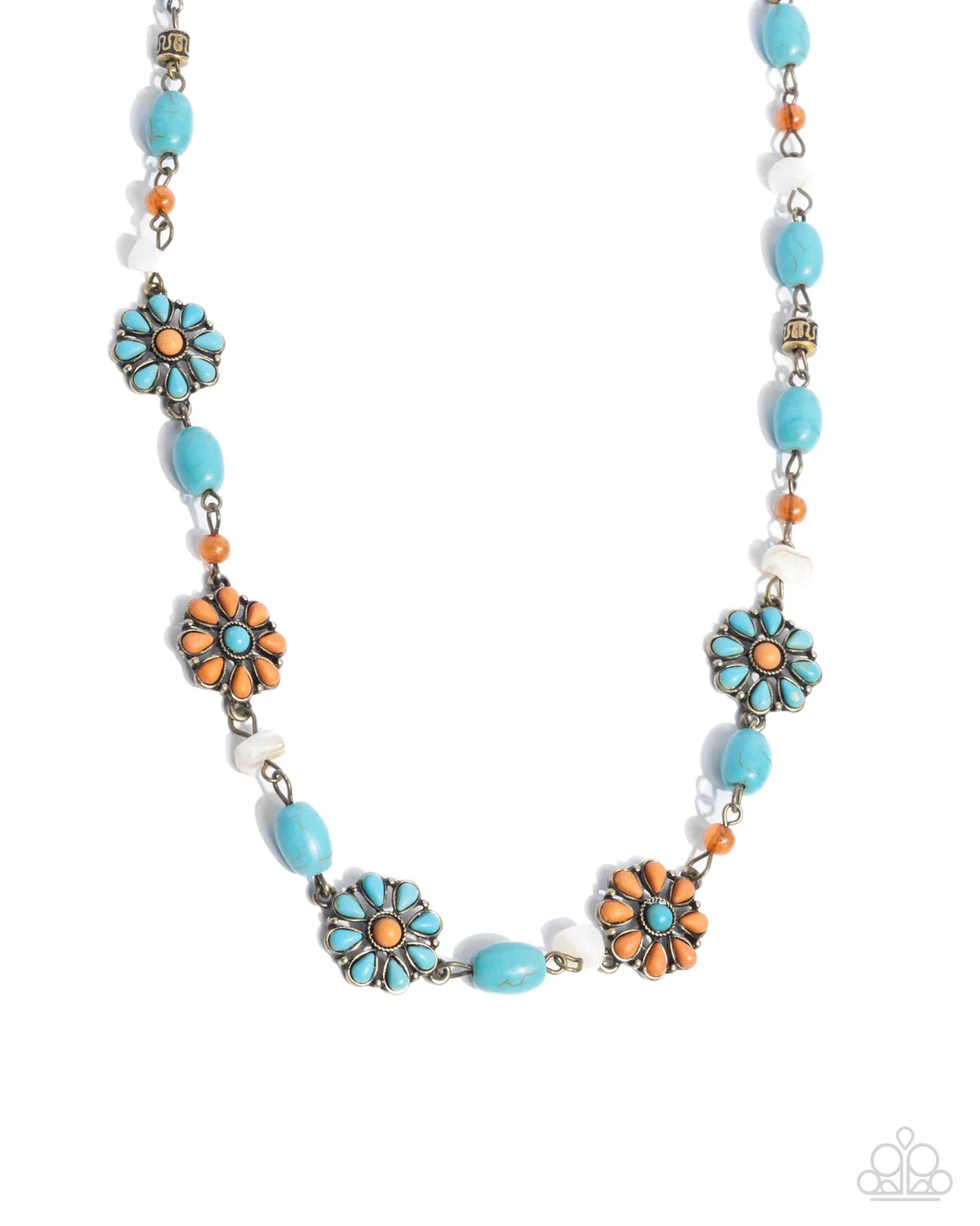 Paparazzi ♥ Chill Country - Brass ♥ Necklace