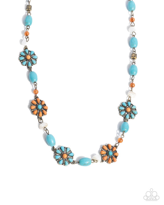 Paparazzi ♥ Chill Country - Brass ♥ Necklace