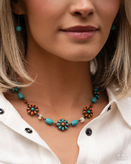 Paparazzi ♥ Chill Country - Brass ♥ Necklace