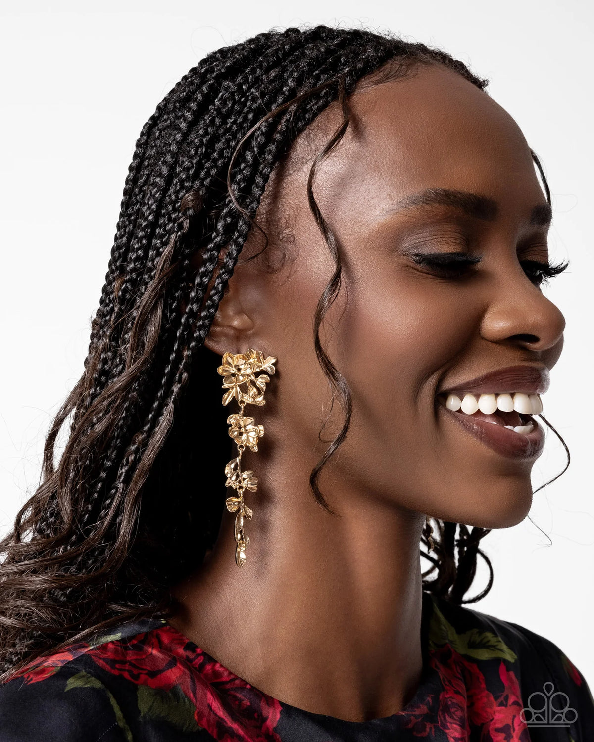 Paparazzi ♥ Generous Garden - Gold ♥ Post Earrings