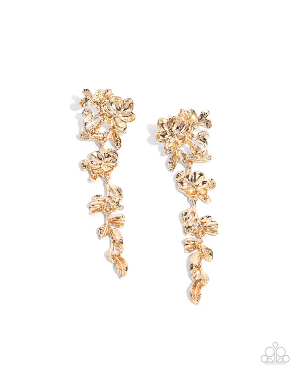 Paparazzi ♥ Generous Garden - Gold ♥ Post Earrings