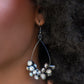 Paparazzi ♥ Courageous Chandelier - Black ♥ Earrings