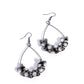 Paparazzi ♥ Courageous Chandelier - Black ♥ Earrings