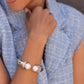Paparazzi ♥ Breathtaking Balance - White ♥ Bracelet