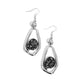Paparazzi ♥ Scouting Spirals - Black ♥ Earrings