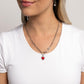 Valuable Valor - Red Necklace
