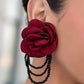 Paparazzi ♥ Dramatic Dame - Red ♥ Post Earrings
