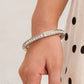 Paparazzi ♥ Dashing Declaration - White ♥ Bracelet