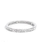 Paparazzi ♥ Dashing Declaration - White ♥ Bracelet