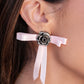 Paparazzi ♥ Coquettish Candidate - Pink ♥ Post Earrings