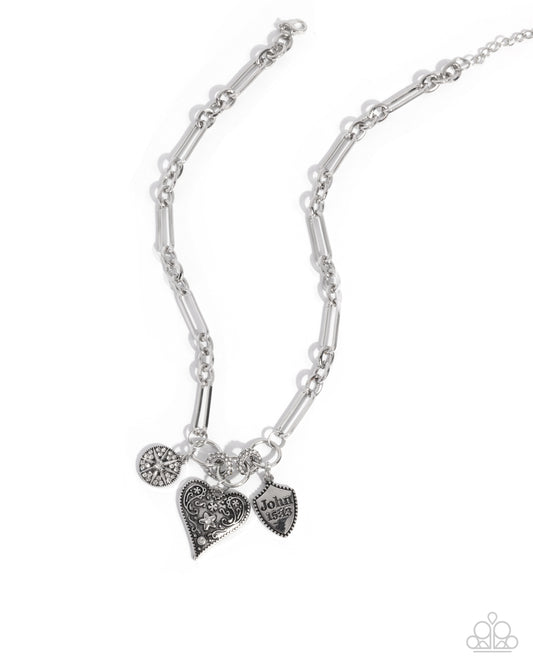 Greater Love - White Necklace