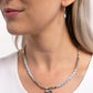 Paparazzi ♥ Dainty Dimension - Blue ♥ Necklace