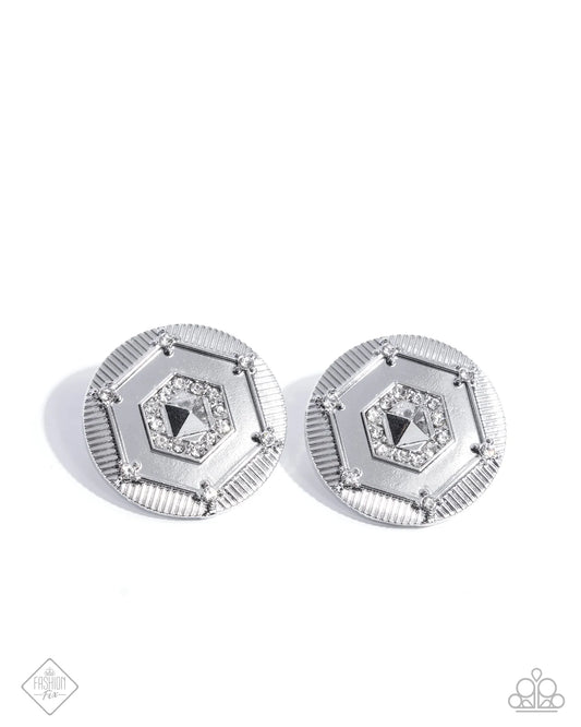 Paparazzi ♥ Enfolded Edge ♥ Post Earrings