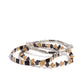 Paparazzi ♥ Serendipitous Stack - Black ♥ Bracelet