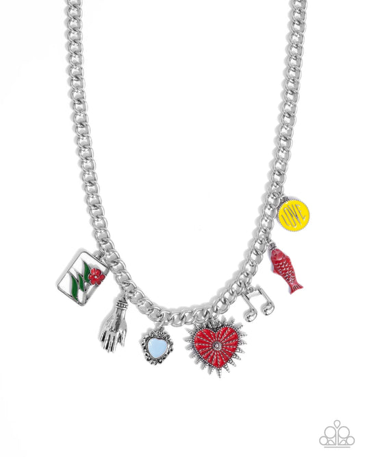 Paparazzi ♥ Storytelling Shimmer - Red ♥ Necklace