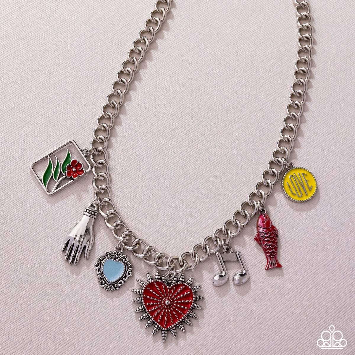 Paparazzi ♥ Storytelling Shimmer - Red ♥ Necklace