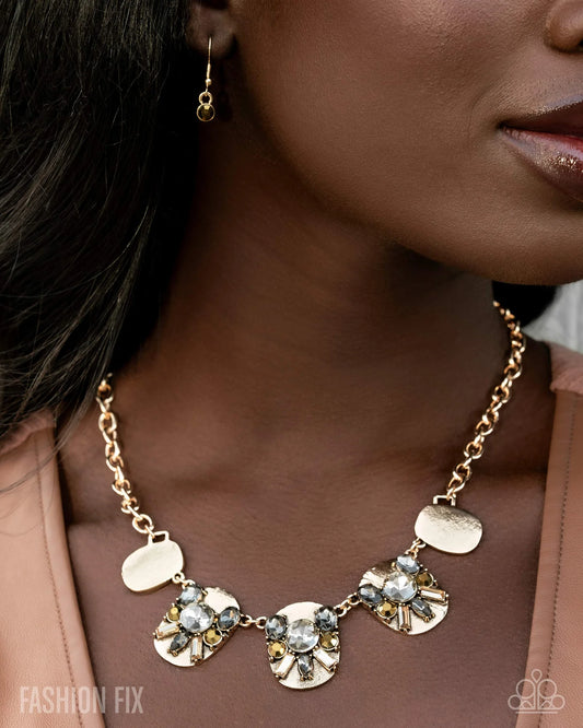 Paparazzi ♥ Edgy Extravagance - Fashion Fix ♥ Necklace