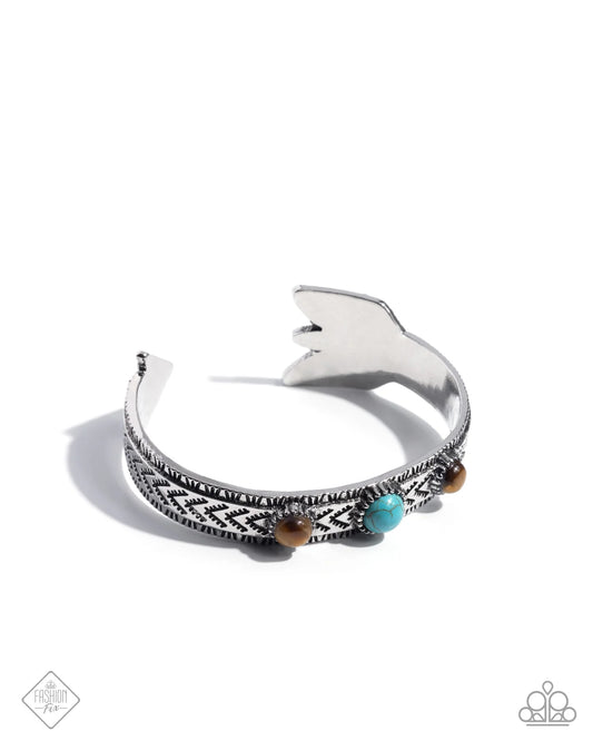 Paparazzi ♥ Earthy Expo - Blue ♥ Bracelet