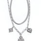 Paparazzi ♥ Sentimental Sunset - White ♥ Necklace