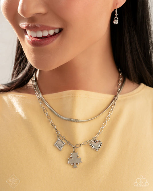 Paparazzi ♥ Sentimental Sunset - White ♥ Necklace