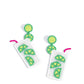 Paparazzi ♥ Lavish Limes - Green ♥ Post Earrings
