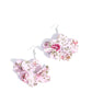 Paparazzi ♥ Flourishing Fantasia - Pink ♥ Earrings