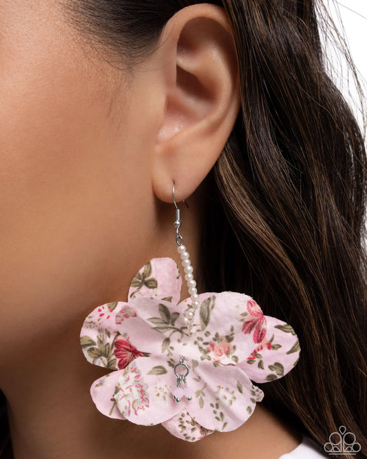 Paparazzi ♥ Flourishing Fantasia - Pink ♥ Earrings