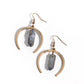 Paparazzi ♥ Masterful Model - Gold ♥ Earrings