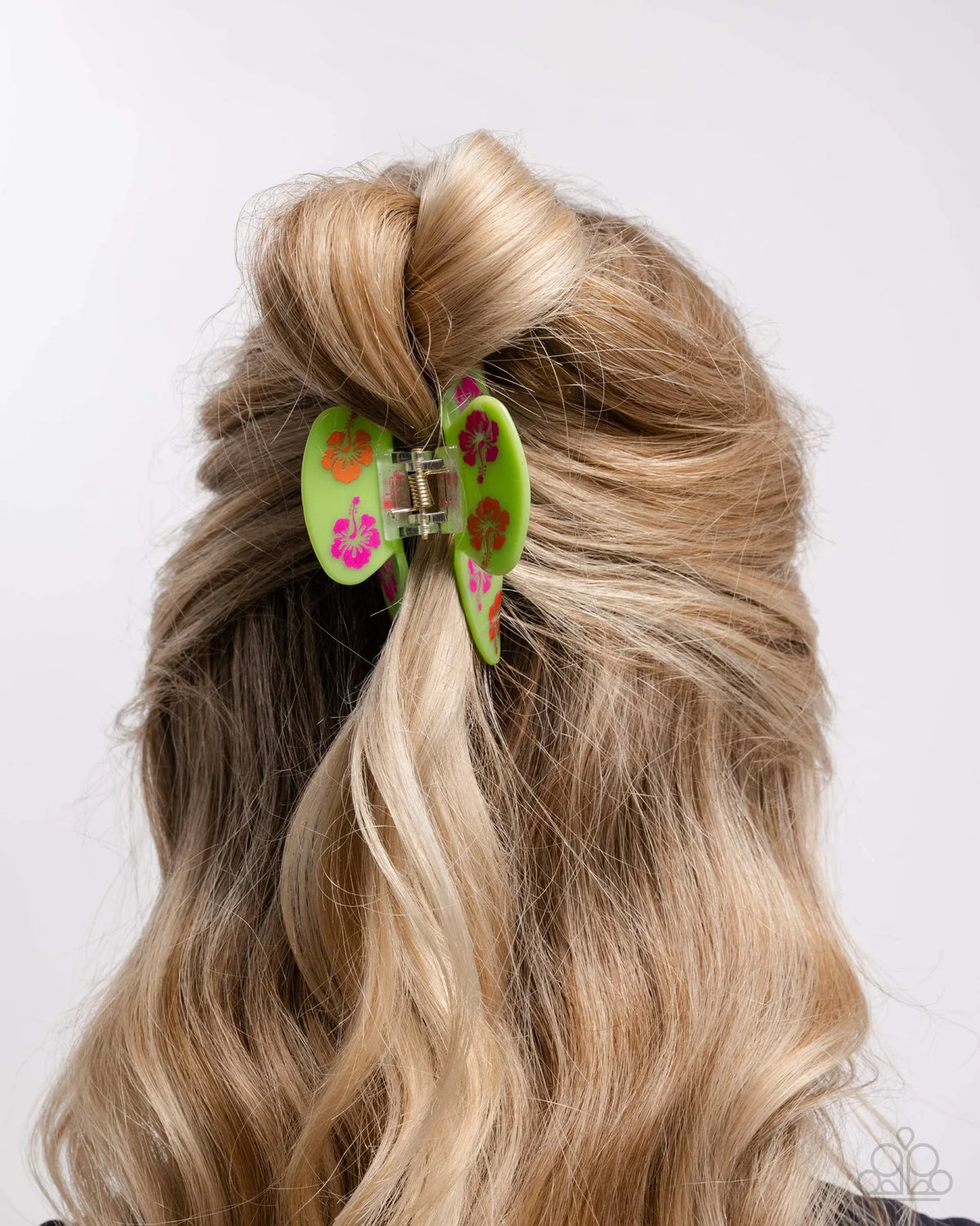 Paparazzi ♥ Hawaiian Harmony - Green ♥ Hair Clip