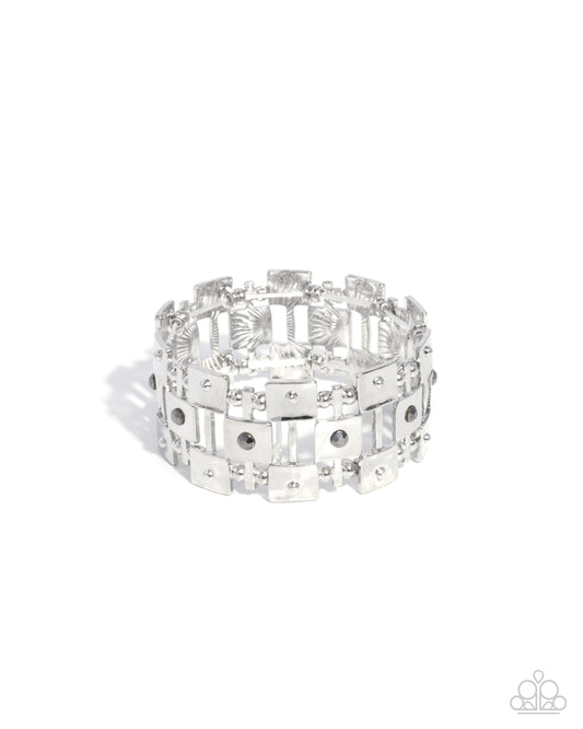 Puzzling Persistence - Silver Bracelet