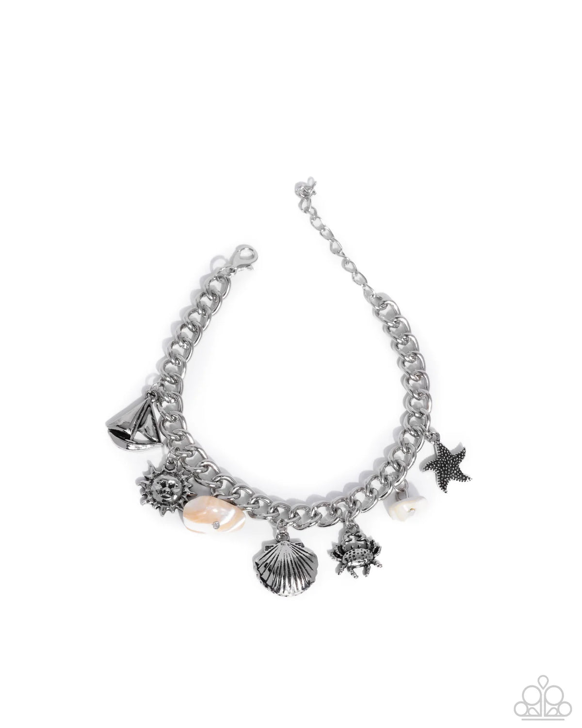 Paparazzi ♥ Sleek Sailing - White ♥ Bracelet