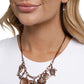 Paparazzi ♥ Coastal Composure - Copper ♥ Necklace