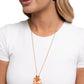 Paparazzi ♥ Synchronized Swimming - Orange ♥ Necklace